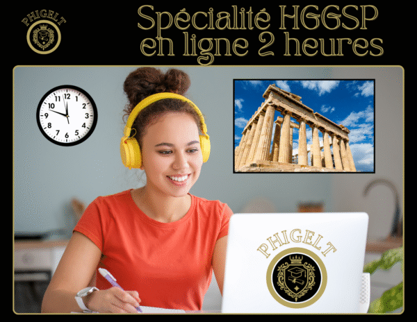 Préparez à votre rythme et de chez vous l'épreuve de spécialités HGGSP avec Phigelt.com